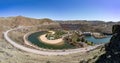 Lucky Peak Dam on Idaho Boise River Royalty Free Stock Photo