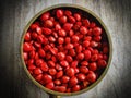 Lucky red seeds Royalty Free Stock Photo