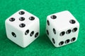 Lucky seven dice gambling concept Royalty Free Stock Photo