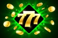 Lucky sevens bright casino banner