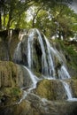 Lucky village, Lucansky waterfall, Slovakia: Waterfall is 12 meters high, cascading and falls from the edge of the travertine