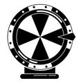 Lucky wheel icon, simple style