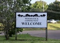 Woodstock Community Welcome Sign, Millington, TN