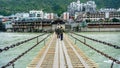 Luding Bridge on the Dadu River in China Royalty Free Stock Photo