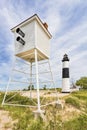 Ludington Foghorn and Lighthouse Royalty Free Stock Photo