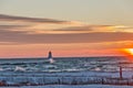 North Breakwater Lighthouse with Ice