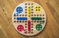 Ludo board family game.