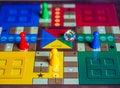 A Ludo board game