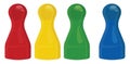 Ludo game pawns, icon