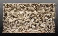 The Ludovisi Battle sarcophagus or `Great` Ludovisi sarcophagus. Royalty Free Stock Photo