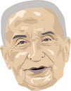 Ludwig Von Mises Portrait Illustration