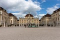 Lovely panoramic view of the old corps de logis (Alter Hauptbau) of Ludwigsburg Palace