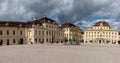 Lovely panoramic view of the old corps de logis (Alter Hauptbau) of Ludwigsburg Palace