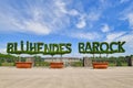 Ludwigsburg, Germany - Sign made out of plants saying BlÃÂ¼hendes Barock`.