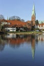 Luebeck, Church of St. Aegidien Royalty Free Stock Photo