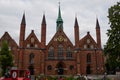 Luebeck, Germany - July 19, 2021 - Hospital of the Holy Spirit - the Tradition of Philanthropy