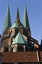 Luebeck, Marienkirche (St. Mary's Church) Royalty Free Stock Photo