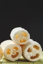 Luffa sponge for zero waste washing or bath Royalty Free Stock Photo