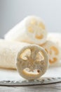 Luffa sponge for zero waste washing or bath Royalty Free Stock Photo