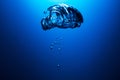 Luftblase unterwasser Royalty Free Stock Photo