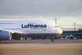 Lufthansa A380 at Oslo Airport