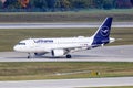 Lufthansa Airbus A319 airplane Munich MÃÂ¼nchen Airport in Germany