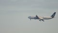 Lufthansa Airbus A340 approaching