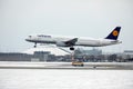 Lufthansa Airbus A321-100 D-AIRO took off from Munchen Airport