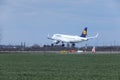 Lufthansa Airbus A320-200 D-AIUO landing on airport