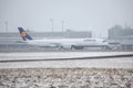 Lufthansa Airbus A350-900 D-AIXH in Munich Airport Royalty Free Stock Photo