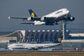 Lufthansa Airbus A380 Royalty Free Stock Photo