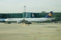 Lufthansa Airbus A340 at Frankfurt