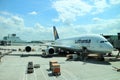 Lufthansa Airbus A380 Royalty Free Stock Photo