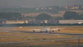 Lufthansa Airbus 340 landing