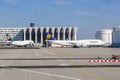Lufthansa Airplanes at Frankfurt Airport