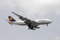 Lufthansa Boeing 747 jet