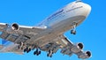 Lufthansa Boeing 747-400 Royalty Free Stock Photo