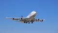 D-ABVW Lufthansa Boeing 747-400 On Final Approach Royalty Free Stock Photo