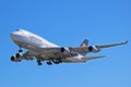 Lufthansa Boeing 747-400 German Jumbo Royalty Free Stock Photo