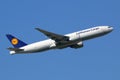 Lufthansa Cargo Boeing 777-F airplane Royalty Free Stock Photo