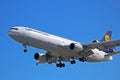 Lufthansa Cargo McDonnell Douglas MD-11 Freighter About To Land