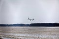 Lufthansa CityLine Embraer ERJ-195 D-AEMD landing in Munich Airport