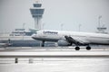 Lufthansa A321-100 D-AIRO took off from Munchen Airport