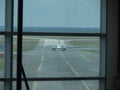 Lufthansa Embraer ERJ-195LR taxiing in Prague