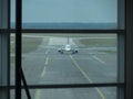 Lufthansa Embraer ERJ-195LR taxiing in Prague