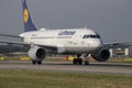 Lufthansa airbus 320 neo Royalty Free Stock Photo