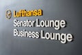 Lufthansa senator and business lounge