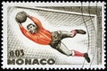 Football Goalkeeper Stamp