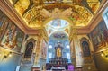 The altar of San Rocco Church, on March 13 in Lugano, Switzerland