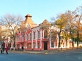 LUGANSK, UKRAINE Ã¢â¬â OCTOBER 24, 2010: Facade of The City Museum of History and Culture of Lugansk.